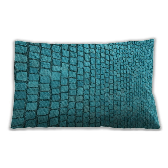 Ahgly Company Indoor Rectangular Contemporary Lumbar Throw Pillow, 13 inch by 19 inch