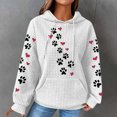 thumbnail image 2 of TaLove Womens Fall Fashion 2025 Hoodies For Women Cropped Sweatshirts For Women Half Zip Womens Basic Long Sleeve Tops Womens Tops Summer Plus Size, 2 of 4