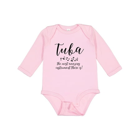 

Inktastic Amazing Tuba Boys or Girls Long Sleeve Baby Bodysuit