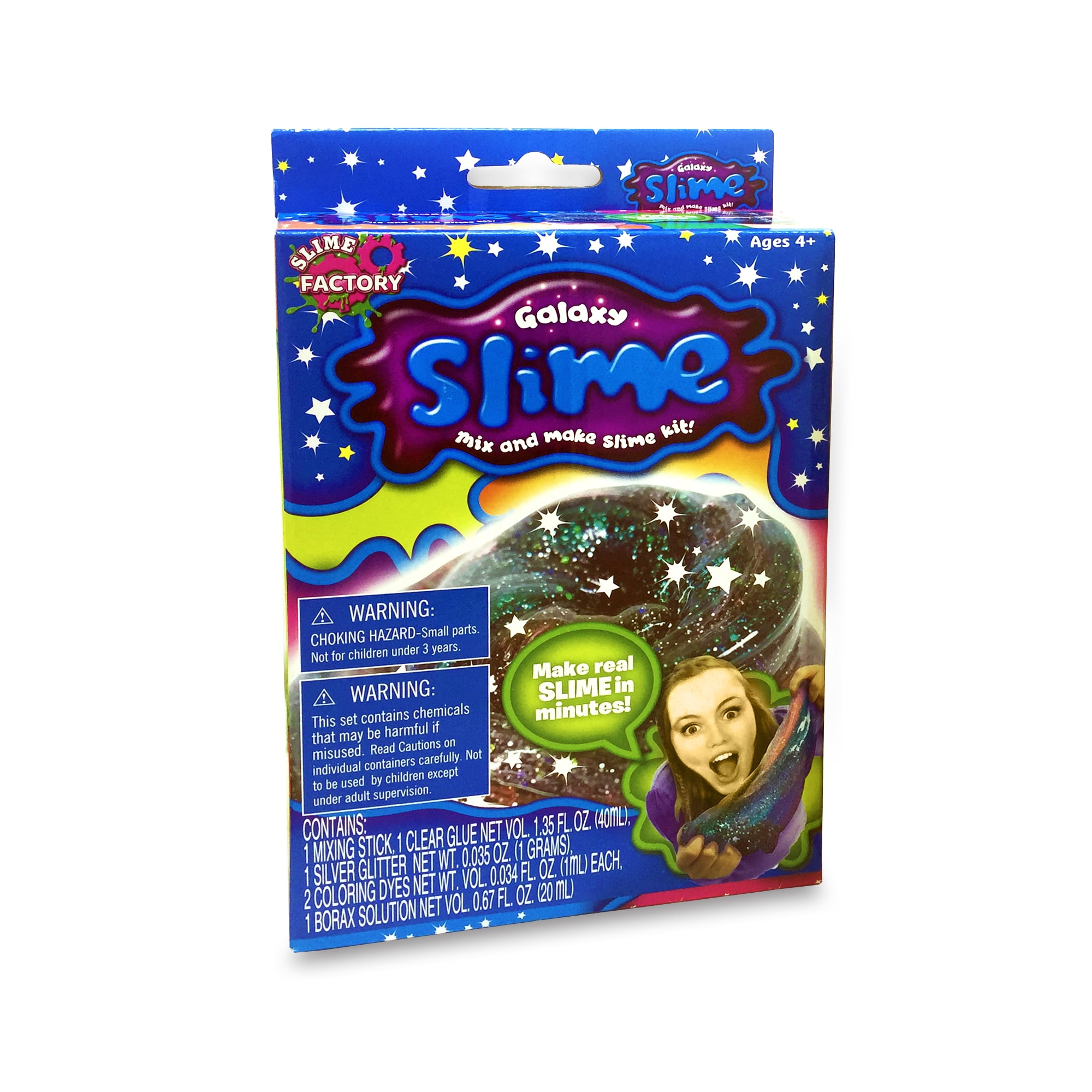 2 pack DIY Slime Gold and Galaxy Edition