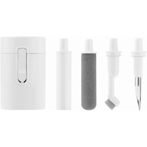 Mini Cleaning Kit for Airpods Pro 1 2 3 Earphones Earbuds, Phone Cleaning Kit for iPhone Speaker, Airpod Cleaner Kit with Storage Case (White)