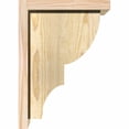 thumbnail image 3 of 8"W x 10"D x 14"H Ridgewood Rough Sawn Corbel w/Backplate, Douglas Fir, 3 of 9