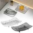 thumbnail image 7 of Winty Soap Travel Case,Soap Dish,Punching Soap Box High End Bathroom Glaciers Patterned Soap Storage Rack | Drain Hole Design Soap Dishes Non Slip Base Long Lasting Soap Soap Tray,Soap Holder, 7 of 7