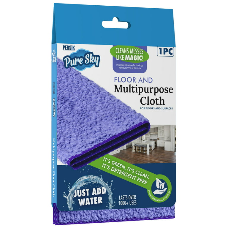 Pure-Sky Magic Deep Clean Cleaning Cloth JUST ADD Water No Detergents  Needed - Multipurpose Ultra Microfiber Cloth - Attachable to Mop, or as  Handheld