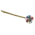 thumbnail image 2 of GlassOfVenice Murano Glass Millefiori Hair Pin - Round Multicolor, 2 of 4