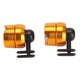 thumbnail image 1 of 2 piezas de linternas LED impermeables de aleación de aluminio para zapatos, accesorio para acampar al aire libre y senderismo, color dorado, 1 of 5