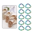 thumbnail image 4 of 10 anillas en D para bolso, anilla plana en D, accesorios resistentes para correa de cinturón de bolso 3.8x12.5x13.5mm, 4 of 9
