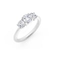 thumbnail image 2 of 1.50 Ct Solitaire Round Genuine Moissanite Engagement Rings for her Solid 950 Platinum, 2 of 6