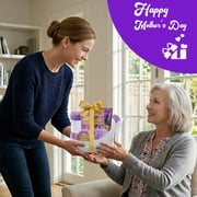 Spa Luxetique Bath and Body Gift Sets for Women, Lavender Gift Baskets Kits Elegant Gifts for Mom, Her Self Care Relaxing, 8 Pcs