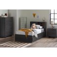 thumbnail image 3 of South Shore Fynn Twin Bookcase Headboard with Storage, in Gray Oak, 3 of 12