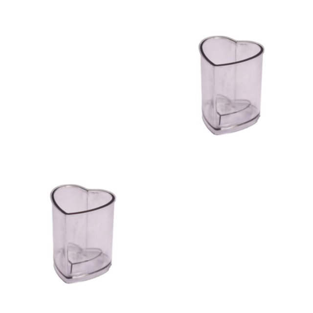 Monstrate Reemplazo de molde de en forma de corazón, antiadherente, resistente al calor, velas aromáticas a prueba de fugas, accesorios de 5x7cm 2Conjunto