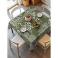 thumbnail image 6 of Sage Green Coastal Table Cloth, Waterproof Tablecloth for Square Tables, Starfish Coral Summer Beach Ocean Reusable Washable Fabric Table Cover for Restaurant Kitchen Dining Tables 60"x60", 6 of 9