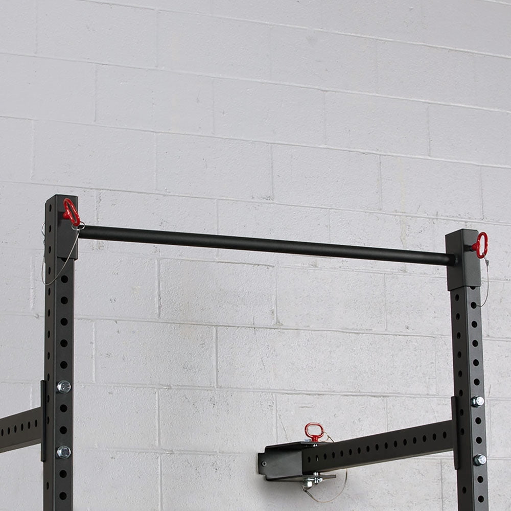 Titan Fitness T-3 Series Wall Mounted Folding Power Rack, 91" Height x 21" Depth, Compact Space-Saving Rack, 2x3 11-Gauge Steel Uprights, Includes J-Hooks & Pull-Up Bar
