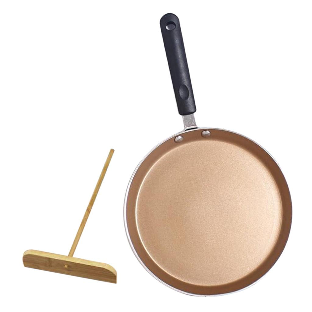6/8/10 Inch Nonstick Saucepan Frying Pan Pancake Omlette Pan Cookware Gold 