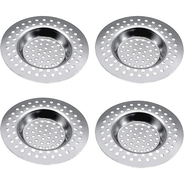 Tapón de colador de fregadero WEIHJMXG 4 piezas acero inoxidable cocina baño