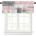 thumbnail image 2 of Valentine''s Day Pink Window Valances Abstract Oil Painting Graffiti Decor Valance for Living Room, Rod Pocket Valances Small Kitchen Curtain Valance Light Filtering Bathroom Decor Curtain 54"x18", 2 of 6