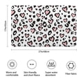 thumbnail image 3 of Pink and Black Of Leopard Print Bathroom Rugs Mat,Non Slip Microfiber Bathroom Rug,Rubber Backing,Soft Bathroom Mats for Bathroom Floor,Tub and Shower,17x27in(43x68cm), 3 of 5