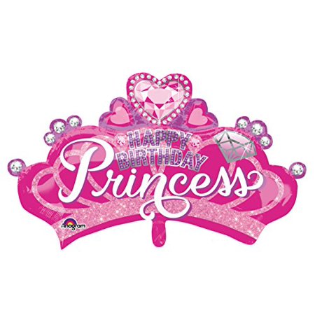 Anagram 34571 32 Princess Crown Gem Foil Mylar Balloon Multicolor |  Walmart Canada