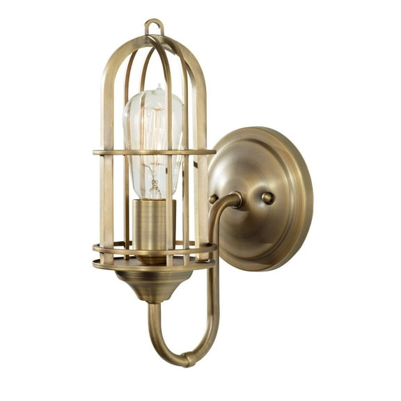 Feiss WB1703DAB Urban Renewal 1-Light Dark Antique Brass Wall Bracket
