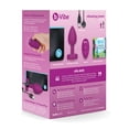 thumbnail image 2 of B-vibe Remote Control Vibrating Jewel Plug (s/m) - Fuchsia, 2 of 5
