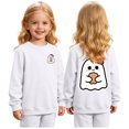 thumbnail image 2 of Leey-World Kids Halloween Sweatshir Ghost Cute Crewneck Kids Tops Girls Halloween Shirt Long Sleeve Festival Pullover Sweatshirt, 2 of 9