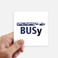 thumbnail image 1 of Busy Public Transport Operation Bus Sticker Square Waterproof Stickers Wallpaper Car Decal, 1 of 1