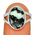 thumbnail image 1 of Zebra Jasper 925 Sterling Silver Ring Jewelry s.6.5 BR58082, 1 of 1