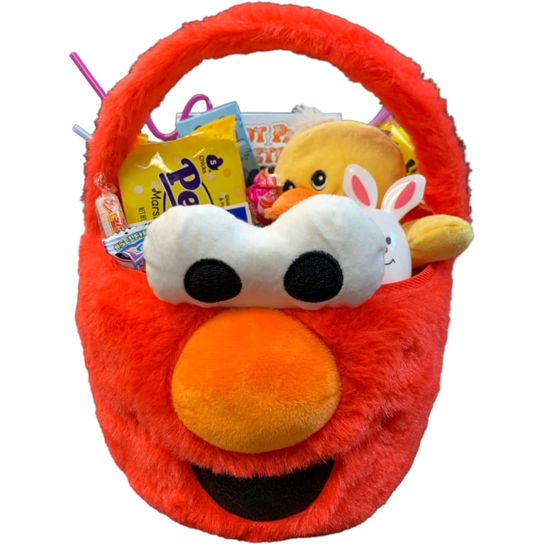 Elmo Sesame Street Plush Easter Basket Premade Prefilled Ready for