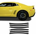 thumbnail image 4 of Bgsha 6pcs L&R Side Vent Insert Stripe Decal Inlay Sticker for Camaro 2010-2015, 4 of 8