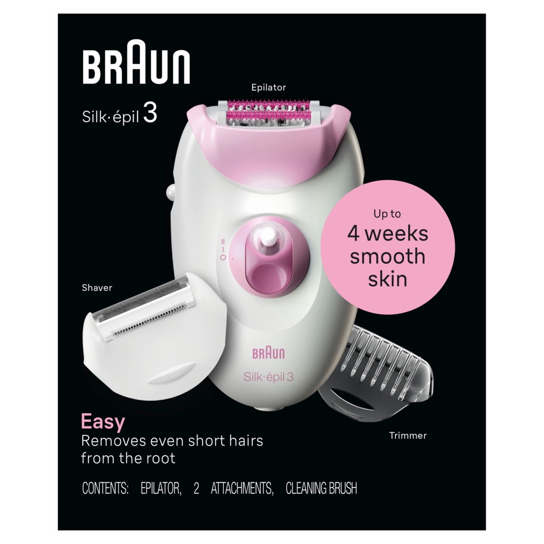 Braun Silk-epil 3 3-270, Epilator for Women for Long-Lasting Hair Removal