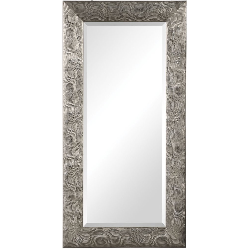 Uttermost 09447 Maeona 60" X 30" Contemporary Silver Framed Full Length Wall Mirror Walmart