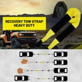 thumbnail image 6 of SPEEDWOW 2PCS Tow Strap, 3”x20Ft & 30Ft, 50000 lbs Heavy Duty Tow Rope with Triple Reinforced Loops, Protective Sleeves & Storage Bag, Recovery Strap for Truck, Car, SUV, Jeep, ATV, 6 of 7