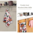 thumbnail image 2 of Colorful Mushroom Eyes Hand Towels 2 PCS, Fantasy Butterfly Kitchen Towel Ultra Soft and Highly Absorbent,Decorative Fingertip Face Towel for Bathroom Hotel, 28.3"x14.4", 2 of 5