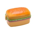 thumbnail image 3 of Fiambrera Bento Box con forma de hamburguesa para microondas con tenedor y cuchara de 3 compartimentos Rectángulo, 3 of 9