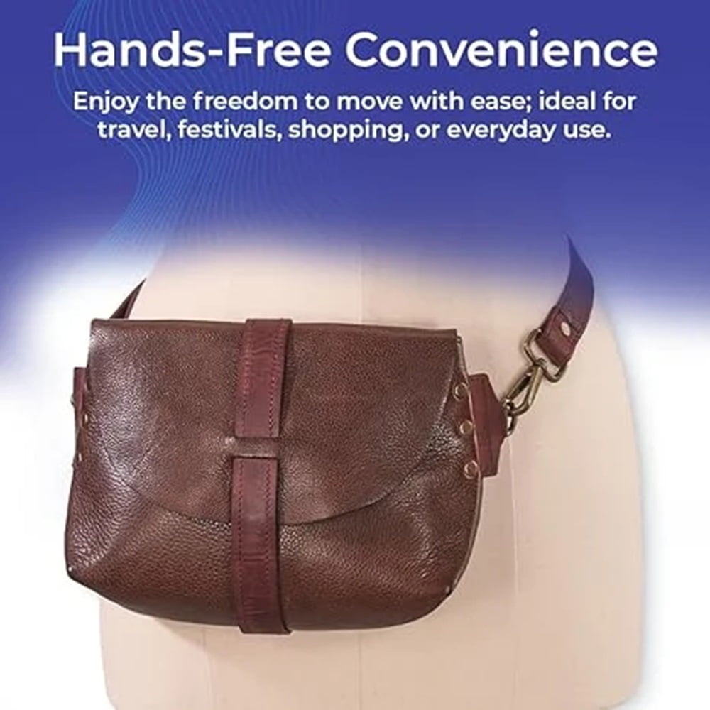 SAGEFINDS Convertible Genuine Leather Bag for Women, Fashion Waist Belt Purse, Bum Hip Fanny Pack, Shoulder Bag, Crossbody Sling, Adjustable Strap