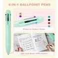 thumbnail image 2 of 34PCS Aesthetic Pencil Case Supplies Cute Pencil Case Supplies with 6 Pastel Highlighters 6 Black Gel Pens 6 Mechanical Pencils College Essentials Bible Study Journaling Kit Birthday Gifts, 2 of 6