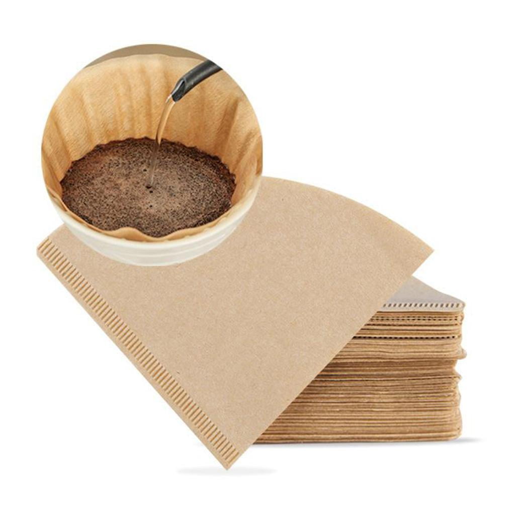 Papiers Filtres à Café De Remplacement Marron Blanchi Pour