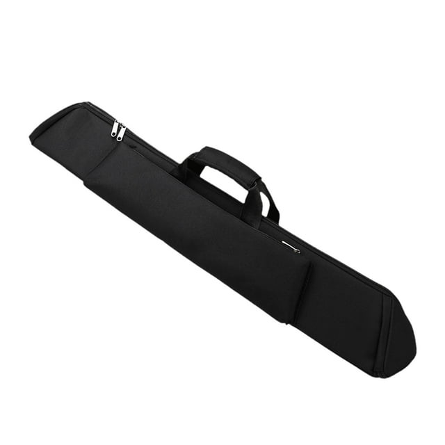 S SERENABLE Pool Cue Case Practical Protective Soft Padded for Pool Cues and Accessories Black