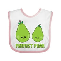 Inktastic Perfect Pear Couple Funny Fruit Pair Boys or Girls Baby Bib