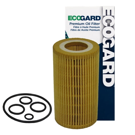 ECOGARD X5276 Premium Cartridge Engine Oil Filter for Conventional Oil Fits Mercedes-Benz E350 3.5L 2006-2011, C300 3.0L 2008-2012