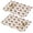 Pioneer Flower Floral, variant on Placemat, Pioneer Flower Floral Print Pattern Place Mats Table Mat Set Of 2, PVC Washable Placemats for Party Kitchen Dining Decoration, 18x12 Inch, Fade Resistant