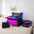 thumbnail image 6 of Castle Fairy Baseball Print Twin Bedding Sets,Graffiti Splash Bedding Comforter Set, 6 of 8