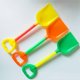 thumbnail image 1 of 6pcs Plastic Sand Shovel Scoop Beach Toy Sand Toy Lightweight Bright Color for Kids (Style and Color Random), 1 of 1