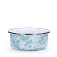 thumbnail image 2 of Golden Rabbit Enamelware Sea Glass Pattern - Set of 4 - 14 oz Soup Bowls - Golden Rabbit Enamelware, 2 of 4