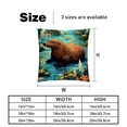 thumbnail image 5 of Platypus Throw Pillows Set of 2 with Unique Patterns Covers - Available in 16x16, 18x18, and 20x20 Inches for Various Occasions - Includes Throw Pillow Inserts, 5 of 6