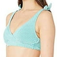 thumbnail image 3 of Ralph Lauren AQUAMARINE Stripe Underwire Surplice Swim Top, US 16, 3 of 10