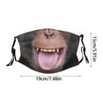 thumbnail image 3 of SgJHXb Funny Animal Face Reusable Washable With Tiger Cat Dog Monkey Pig Designs For Kids & Adults, 3 of 5