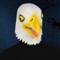 thumbnail image 3 of Disfraz de Halloween con forma de cabeza de animal realista con forma de águila, 3 of 3