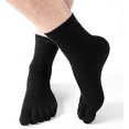 thumbnail image 2 of Mens Toe Cotton Running Five Finger Crew Cotton, 2 of 4