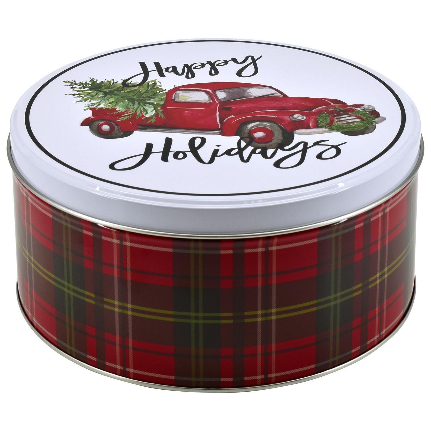 TIN ROND HOLIDAY TIME GRAND